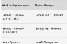 微软发布新的Surface Pro 6固件更新