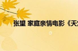 张望 家庭亲情电影《天堂的张望》中的角色是什么