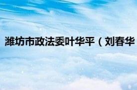 潍坊市政法委叶华平（刘春华 山东省潍坊市司法局二级调研员）