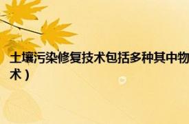 土壤污染修复技术包括多种其中物理修复技术是通过各种（土壤污染修复技术）