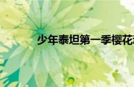 少年泰坦第一季樱花动漫（少年泰坦第一季）