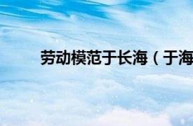 劳动模范于长海（于海洋 2015年全国劳动模范）