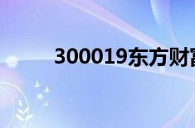 300019东方财富股吧（300019）