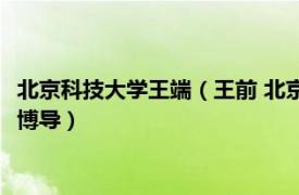 北京科技大学王端（王前 北京大学应用物理与技术研究中心教授、博导）