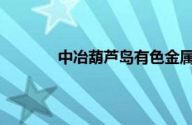 中冶葫芦岛有色金属集团有限公司是国企吗