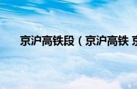 京沪高铁段（京沪高铁 京沪高速铁路股份有限公司）