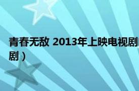 青春无敌 2013年上映电视剧叫什么（青春无敌 2013年上映电视剧）