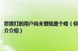 您拨打的用户尚未登陆是个啥（你拨打的用户尚未登录什么意思相关内容简介介绍）