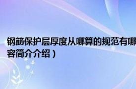 钢筋保护层厚度从哪算的规范有哪些（钢筋保护层厚度的标准是多少相关内容简介介绍）