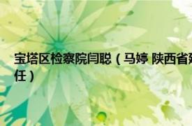 宝塔区检察院闫聪（马婷 陕西省延安市宝塔区人民检察院综合业务部副主任）