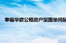 幸福华庭公租房户型图单间配套（幸福华庭 幸福华庭公租房）