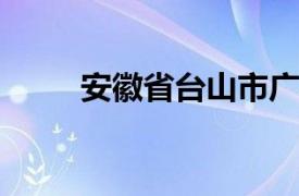 安徽省台山市广德县四合乡的山峰