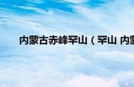 内蒙古赤峰罕山（罕山 内蒙古自治区兴安盟境内的山峰）