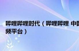 哔哩哔哩时代（哔哩哔哩 中国年轻世代高度聚集的文化社区和视频平台）