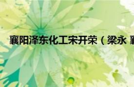 襄阳泽东化工宋开荣（梁永 襄阳泽东化工集团有限公司司机）