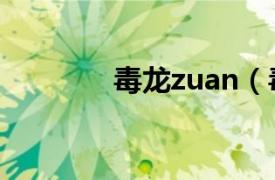 毒龙zuan（毒龙 佛家毒龙）