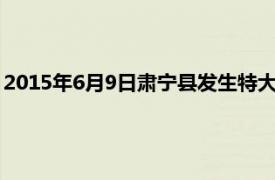 2015年6月9日肃宁县发生特大枪击案（69河北肃宁特大枪击案）