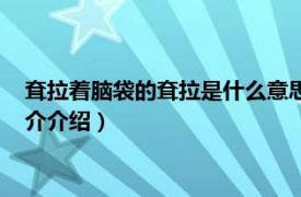 耷拉着脑袋的耷拉是什么意思（耷拉着脑袋什么意思相关内容简介介绍）