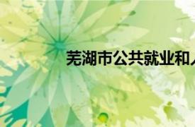 芜湖市公共就业和人才服务中心在哪个区