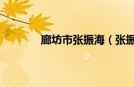 廊坊市张振海（张振东 廊坊市民政局局长）