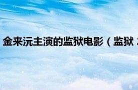 金来沅主演的监狱电影（监狱 2017年韩石圭、金来沅主演电影）