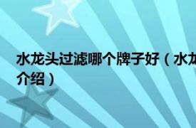 水龙头过滤哪个牌子好（水龙头过滤器什么品牌好相关内容简介介绍）