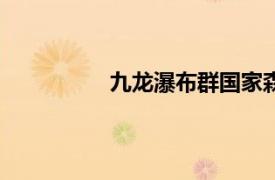 九龙瀑布群国家森林公园位于什么方?