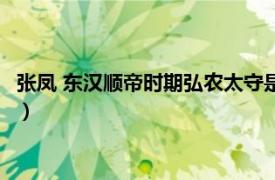 张凤 东汉顺帝时期弘农太守是哪位（张凤 东汉顺帝时期弘农太守）