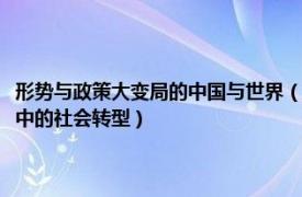 形势与政策大变局的中国与世界（大国策：通向大国之路的中国策全球视野中的社会转型）