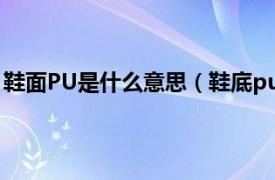 鞋面PU是什么意思（鞋底pu是什么意思相关内容简介介绍）