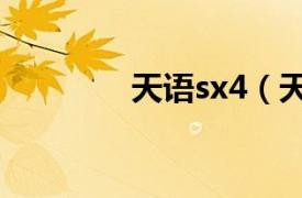 天语sx4（天语E5016：9）