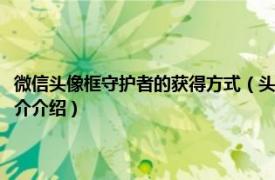 微信头像框守护者的获得方式（头像框守护者的获得方式是什么相关内容简介介绍）