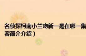 名侦探柯南小兰吻新一是在哪一集（名侦探柯南小兰新一接吻哪一集相关内容简介介绍）