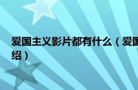 爱国主义影片都有什么（爱国主义的影片有哪些相关内容简介介绍）