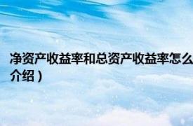 净资产收益率和总资产收益率怎么计算（净资产收益率怎么算相关内容简介介绍）