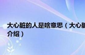 大心脏的人是啥意思（大心脏是什么意思第五人格相关内容简介介绍）