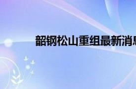 韶钢松山重组最新消息（韶钢松山[000717]）