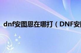 dnf安图恩在哪打（DNF安图恩怎么打相关内容简介介绍）