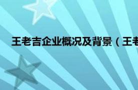 王老吉企业概况及背景（王老吉是国企吗相关内容简介介绍）