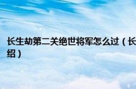 长生劫第二关绝世将军怎么过（长生劫二关绝世将军怎么过相关内容简介介绍）