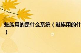 魅族用的是什么系统（魅族用的什么系统有自己的系统吗相关内容简介介绍）