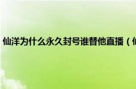 仙洋为什么永久封号谁替他直播（仙洋为什么永久封号相关内容简介介绍）