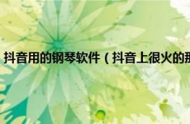 抖音用的钢琴软件（抖音上很火的那个钢琴软件叫什么相关内容简介介绍）