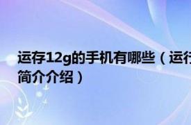 运存12g的手机有哪些（运行内存12g的手机有哪几款相关内容简介介绍）