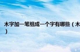 木字加一笔组成一个字有哪些（木字加一笔可组成什么字相关内容简介介绍）