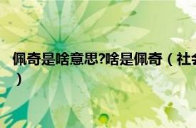 佩奇是啥意思?啥是佩奇（社会佩奇是什么意思相关内容简介介绍）