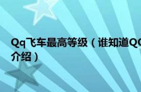 Qq飞车最高等级（谁知道QQ飞车等级上限是多少相关内容简介介绍）