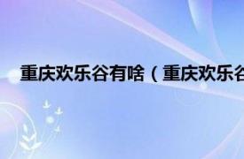 重庆欢乐谷有啥（重庆欢乐谷有哪些项目相关内容简介介绍）