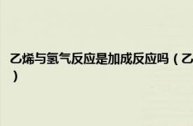 乙烯与氢气反应是加成反应吗（乙烯与氢气加成反应条件相关内容简介介绍）