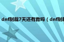 dnf制裁7天还有救吗（dnf制裁7天很严重吗相关内容简介介绍）